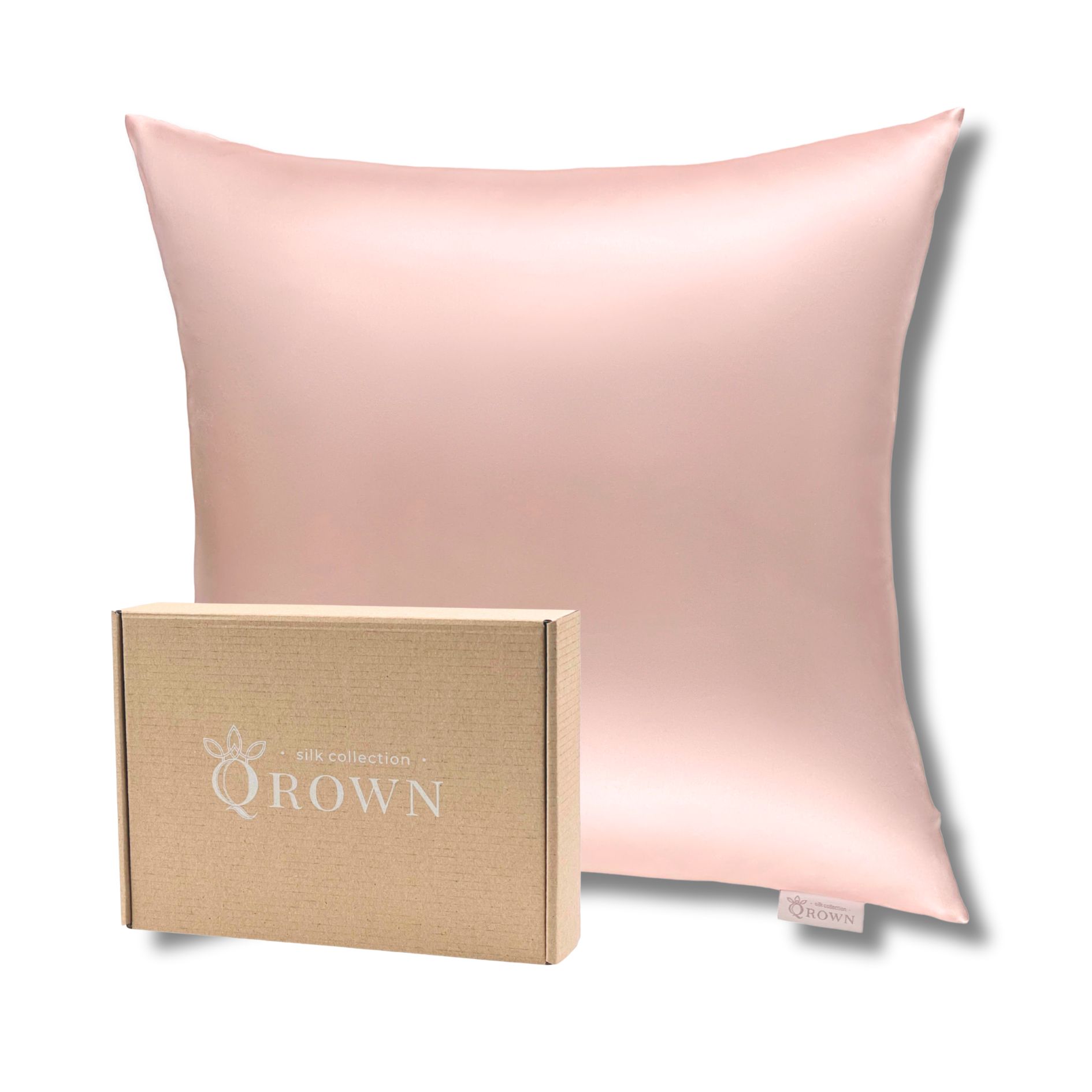 Outlet: Poszewka Jedwabna 40x40cm 100% Jedwab: Jasnoróżowa